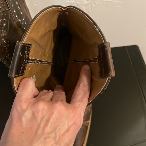 Ariat Women's Rhinestone Western Cowgirl Boot In Sassy Brown Size 7B - Picture 6 of 10